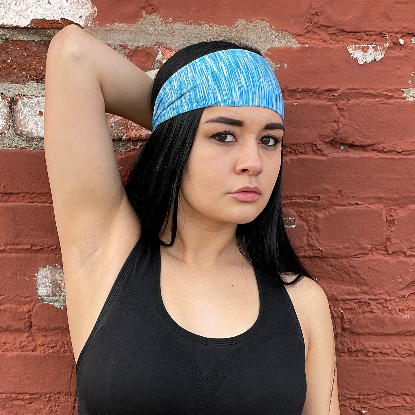 Extra-Wide Sport and Fitness Sweat Wicking Fitness Headband