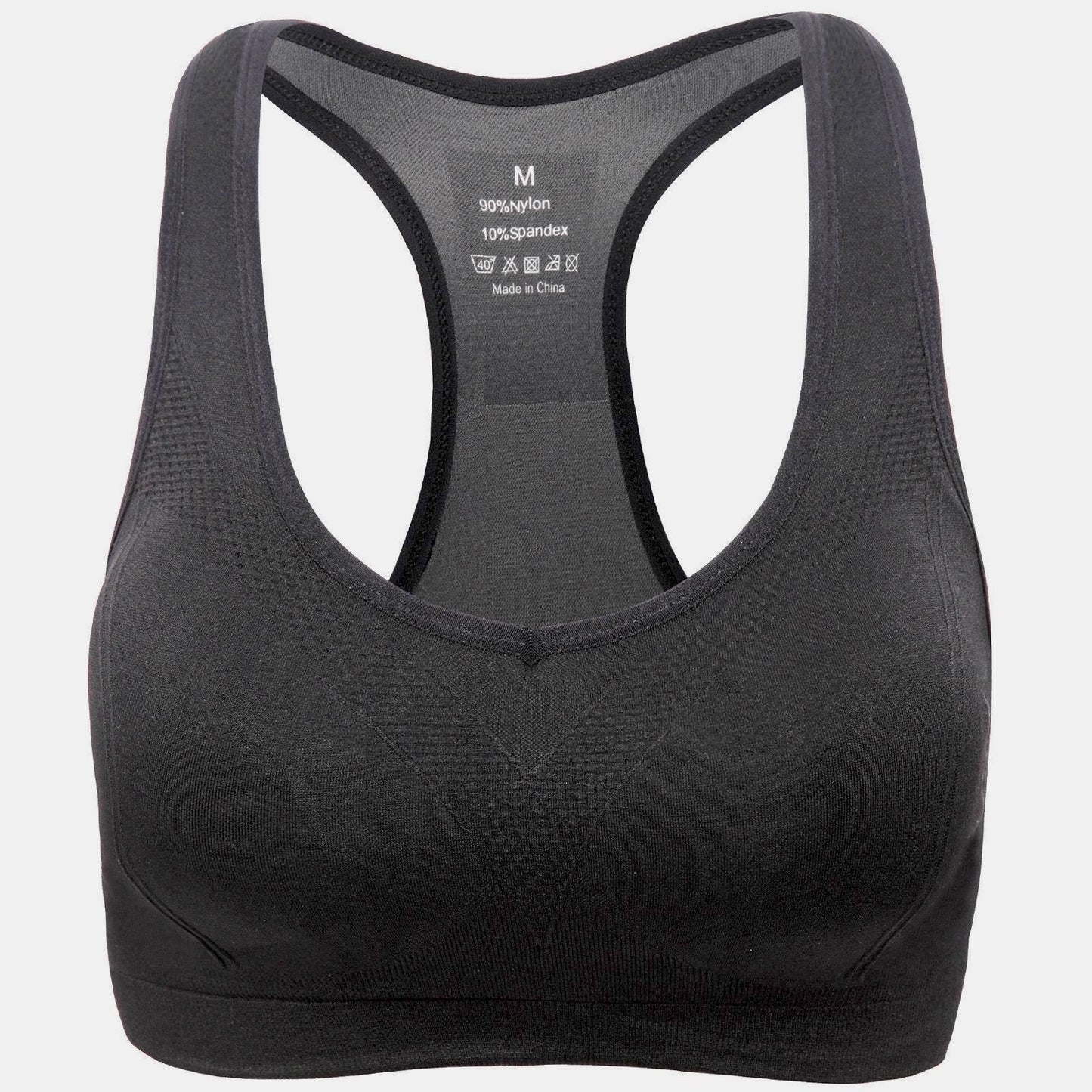 Women’s Stylish Racerback Athletic Sports Bra | Padded Seamless High