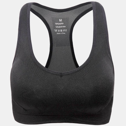 Women’s Stylish Racerback Athletic Sports Bra | Padded Seamless High